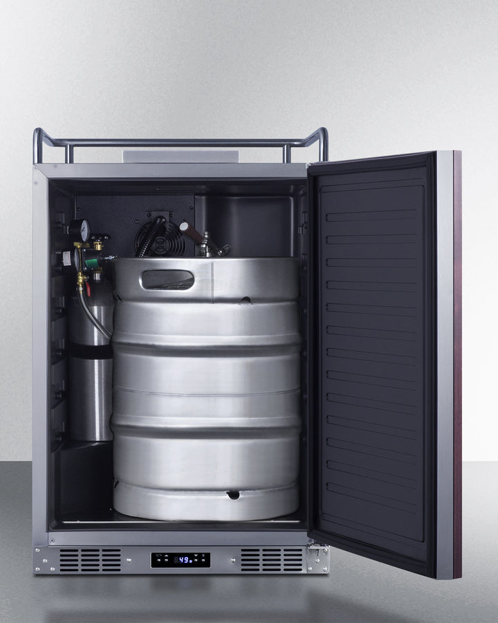 24" Wide Built-In Kegerator (Panel Not Included) - (SBC682NKPNR)