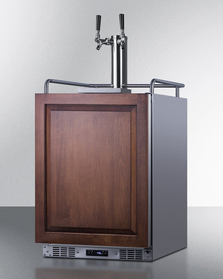 24" Wide Built-in Cold Brew Coffee Kegerator (panel Not Included) - (SBC682PNRCFTWIN)