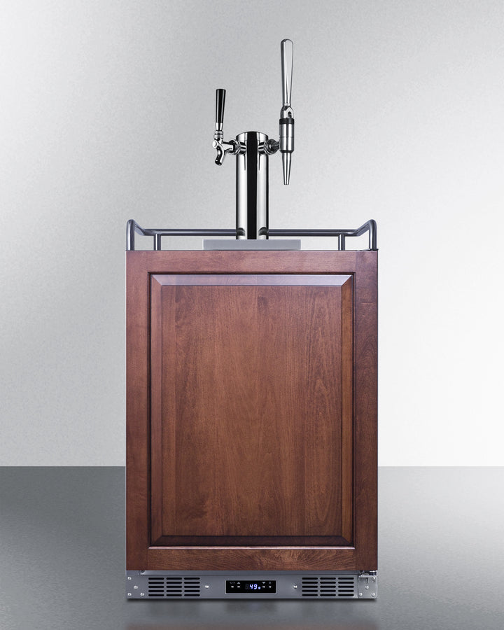 24" Wide Built-in Cold Brew/nitro Coffee Kegerator (panel Not Included) - (SBC682PNRCMTWIN)