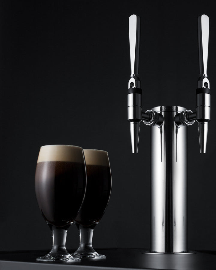 24" Wide Built-in Nitro Coffee Kegerator (panel Not Included) - (SBC682PNRNCFTWIN)