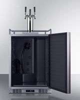 24" Wide Built-in Kegerator (panel Not Included) - (SBC682PNRTRIPLE)