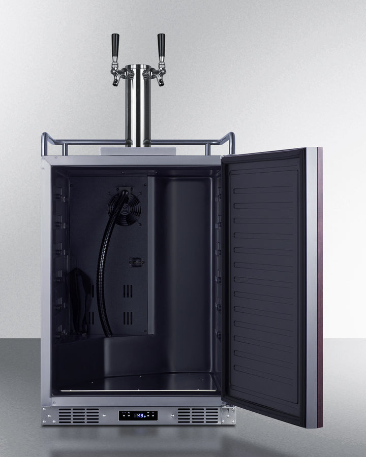 24" Wide Built-in Kegerator (panel Not Included) - (SBC682PNRTWIN)