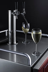 24" Wide Built-in Wine Kegerator (panel Not Included) - (SBC682PNRWKDTWIN)