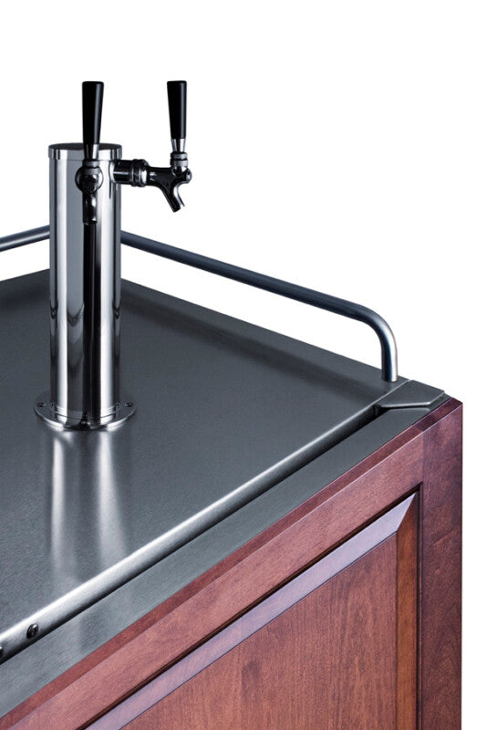 24" Wide Built-in Wine Kegerator (panel Not Included) - (SBC682PNRWKDTWIN)