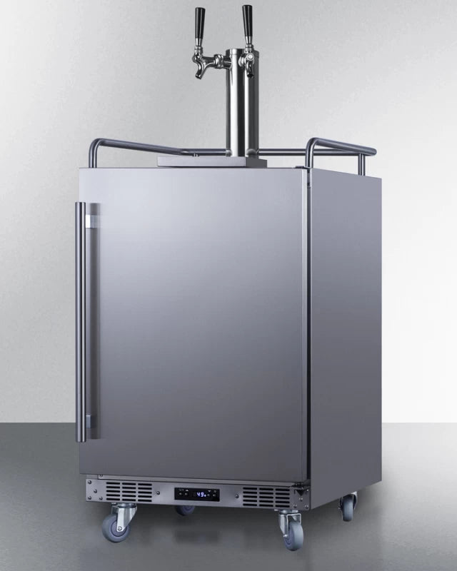24" Wide Built-in Wine Kegerator - (SBC682WKDTWIN)