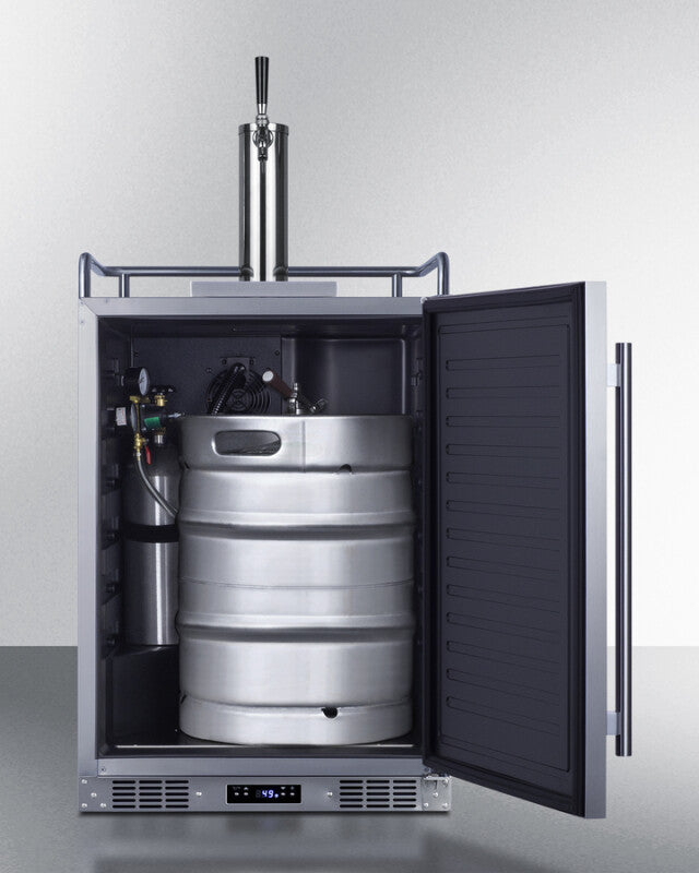 24" Wide Built-in Outdoor Beer Kegerator - (SBC683OS)