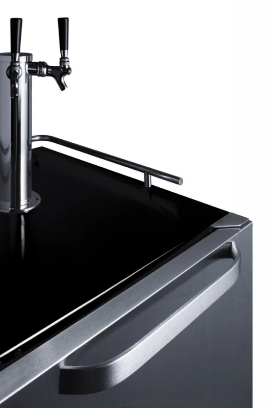 24" Wide Built-in Outdoor Cold Brew Coffee Kegerator - (SBC696OSCFTWIN)