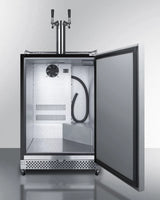 24" Wide Built-in Outdoor Cold Brew Coffee Kegerator - (SBC696OSCFTWIN)