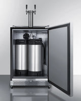 24" Wide Built-in Outdoor Cold Brew Coffee Kegerator - (SBC696OSCFTWIN)