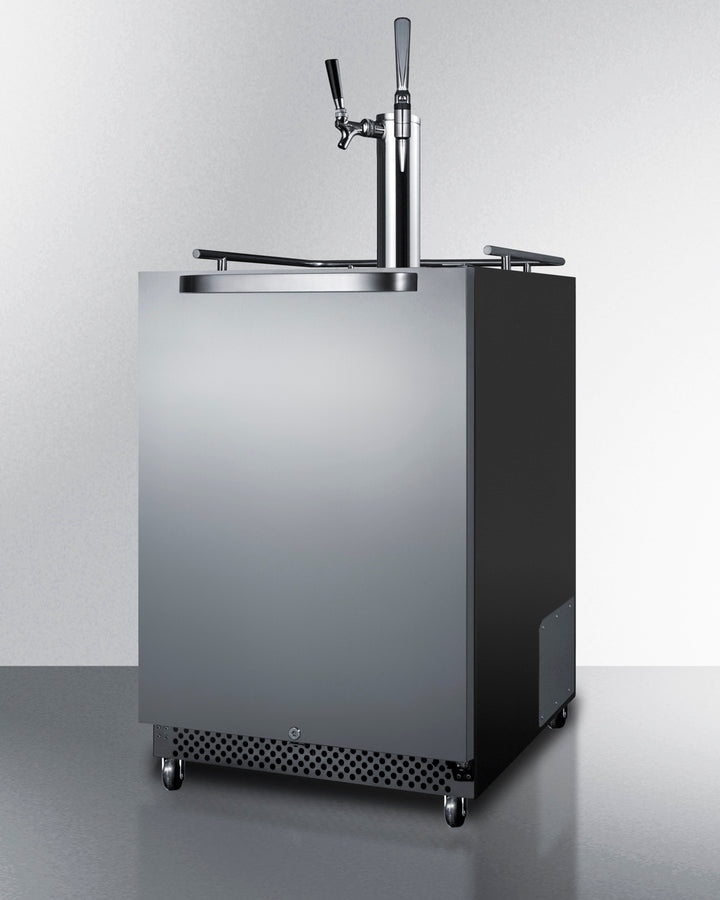 24" Wide Built-in Outdoor Cold Brew/nitro Coffee Kegerator - (SBC696OSCMTWIN)