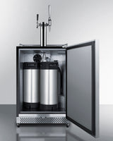 24" Wide Built-in Outdoor Cold Brew/nitro Coffee Kegerator - (SBC696OSCMTWIN)