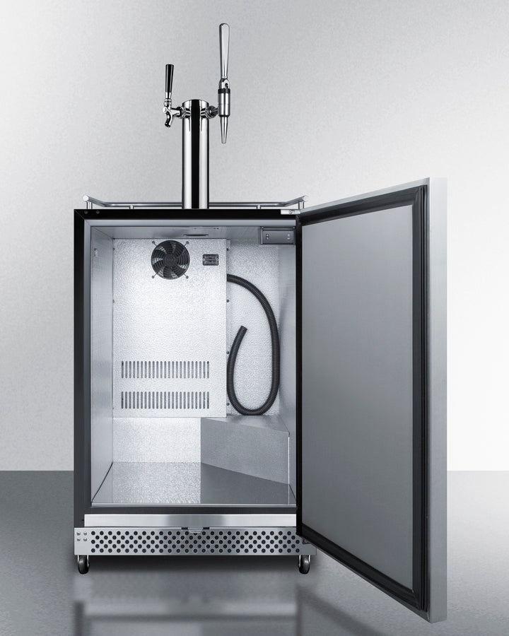 24" Wide Built-in Outdoor Cold Brew/nitro Coffee Kegerator - (SBC696OSCMTWIN)