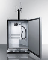 24" Wide Built-in Outdoor Cold Brew/nitro Coffee Kegerator - (SBC696OSCMTWIN)