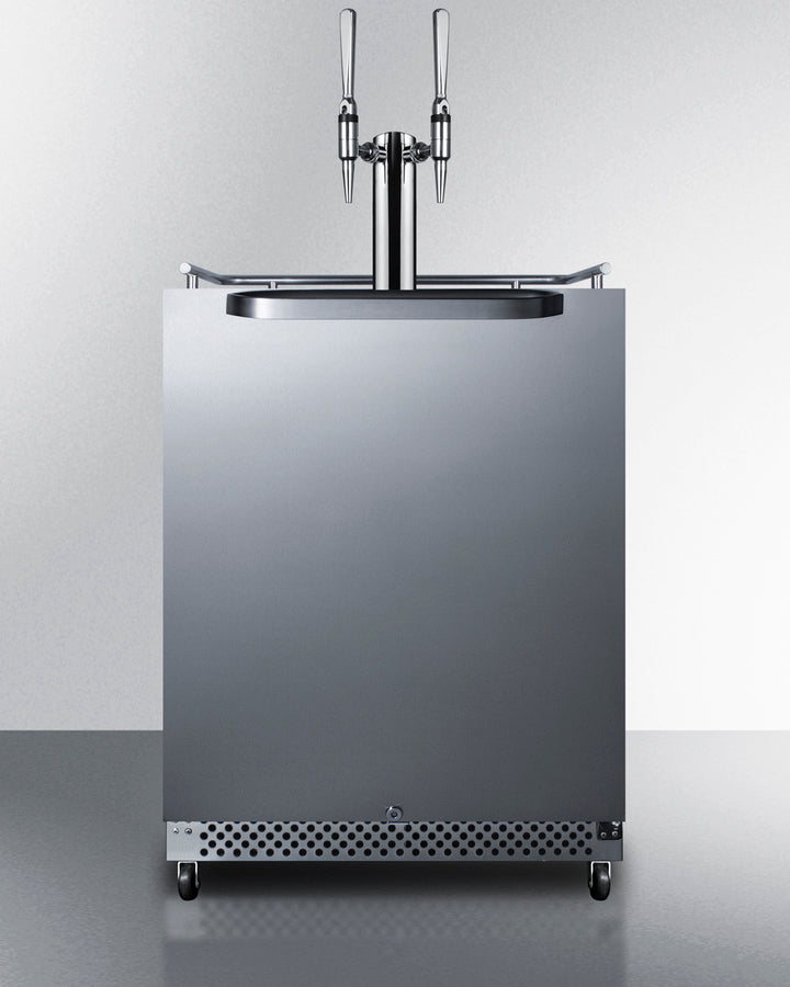 24" Wide Built-in Outdoor Nitro Coffee Kegerator - (SBC696OSNCFTWIN)