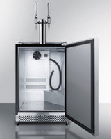 24" Wide Built-in Outdoor Nitro Coffee Kegerator - (SBC696OSNCFTWIN)