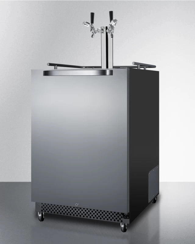 24" Wide Built-in Outdoor Kegerator With Taplocks - (SBC696OSTWINTL)