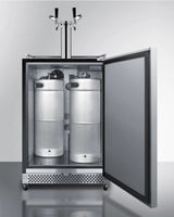 24" Wide Built-in Outdoor Kegerator With Taplocks - (SBC696OSTWINTL)