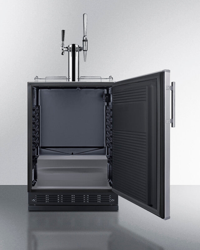 24" Wide Cold Brew/Nitro Coffee Kegerator - (SBC7BRSCM2)