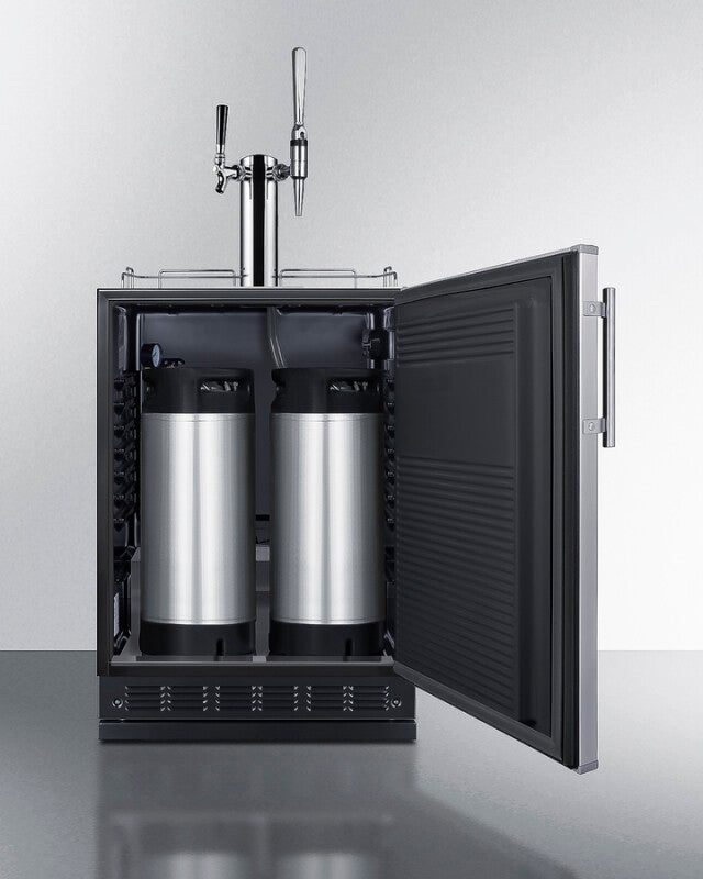24" Wide Cold Brew/Nitro Coffee Kegerator - (SBC7BRSCM2)