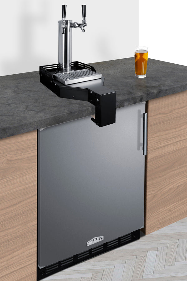 24" Wide Built-In Floating Tap Beer Kegerator, ADA-Compliant - (SBC7BRSFLTWADALHD)