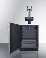 24" Wide Built-In Floating Tap Beer Kegerator, ADA-Compliant - (SBC7BRSFLTWADALHD)