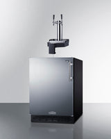 24" Wide Built-In Floating Tap Beer Kegerator, ADA-Compliant - (SBC7BRSFLTWADALHD)