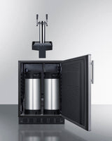 24" Wide Built-In Floating Tap Cold Brew Kegerator, ADA-Compliant - (SBC7BRSFLTWCFADA)