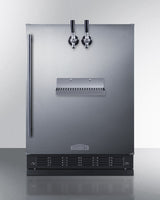 24" Wide Front Tap Built-In Cold Brew Coffee Kegerator - (SBC7BRSFRTPCF)
