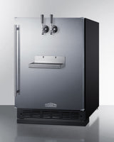 24" Wide Front Tap Built-In Cold Brew Coffee Kegerator - (SBC7BRSFRTPCF)