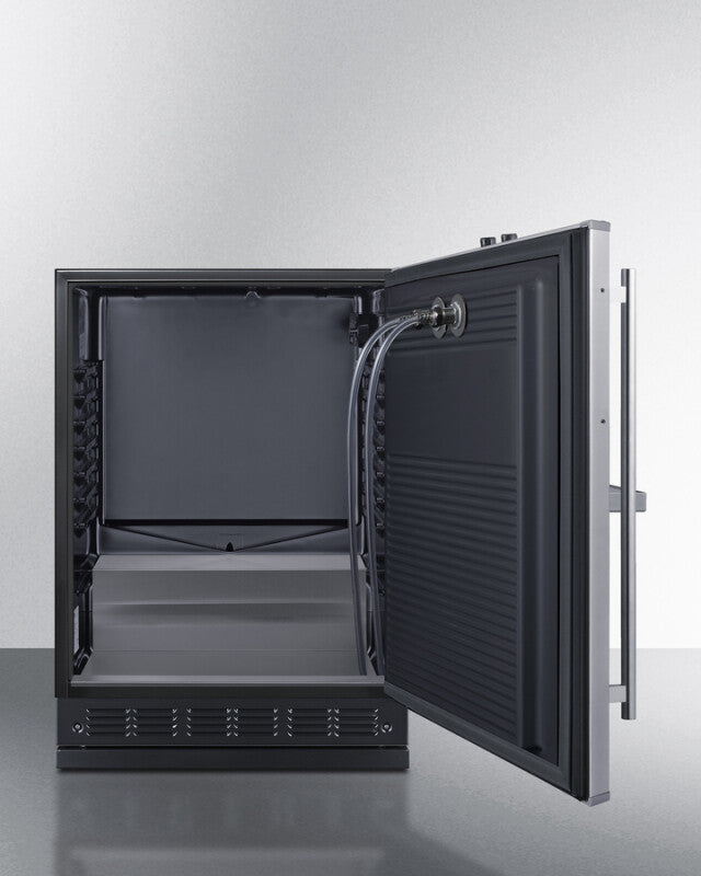 24" Wide Front Tap Built-In Cold Brew Coffee Kegerator - (SBC7BRSFRTPCF)
