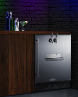 24" Wide Front Tap Built-In Cold Brew Coffee Kegerator - (SBC7BRSFRTPCF)