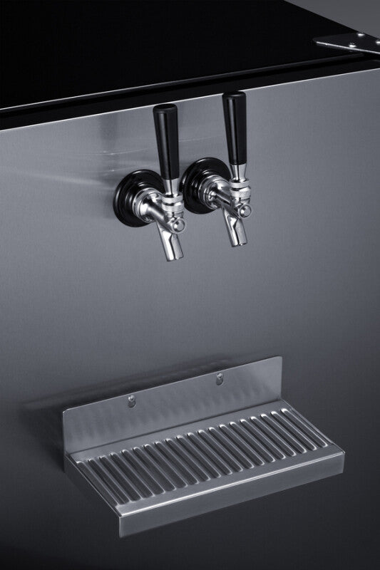 24" Wide Front Tap Built-In Cold Brew Coffee Kegerator - (SBC7BRSFRTPCF)