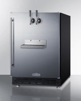 24" Wide Front Tap Built-In Cold Brew Coffee Kegerator - (SBC7BRSFRTPCF)