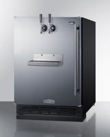 24" Wide Front Tap Built-In Cold Brew Coffee Kegerator - (SBC7BRSFRTPCFLHD)