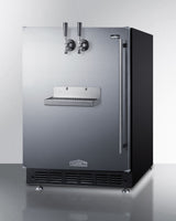 24" Wide Front Tap Built-In Cold Brew Coffee Kegerator - (SBC7BRSFRTPCFLHD)
