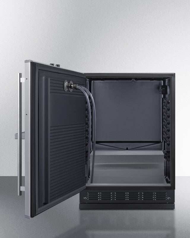 24" Wide Front Tap Built-In Cold Brew Coffee Kegerator - (SBC7BRSFRTPCFLHD)