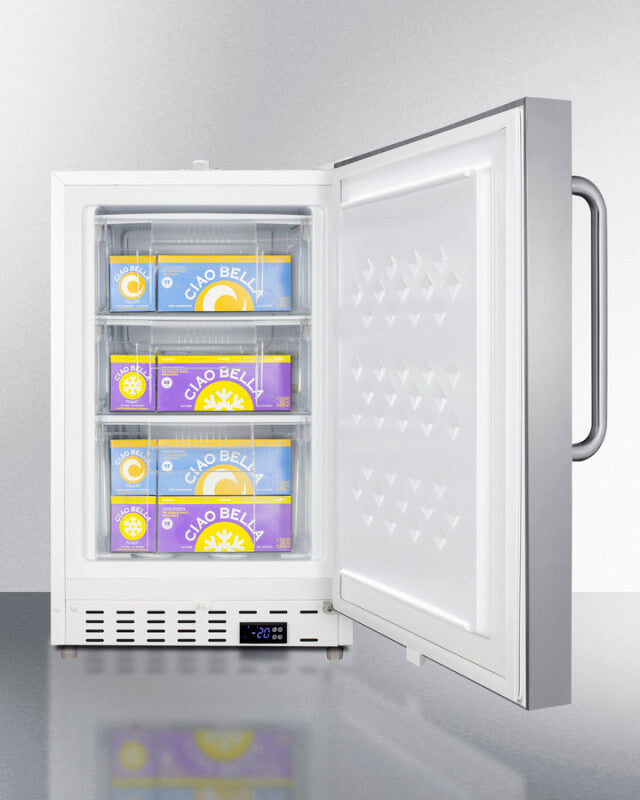 20" Wide Built-in Commercial All-freezer, ADA Compliant - (SCF505SSTBADA)