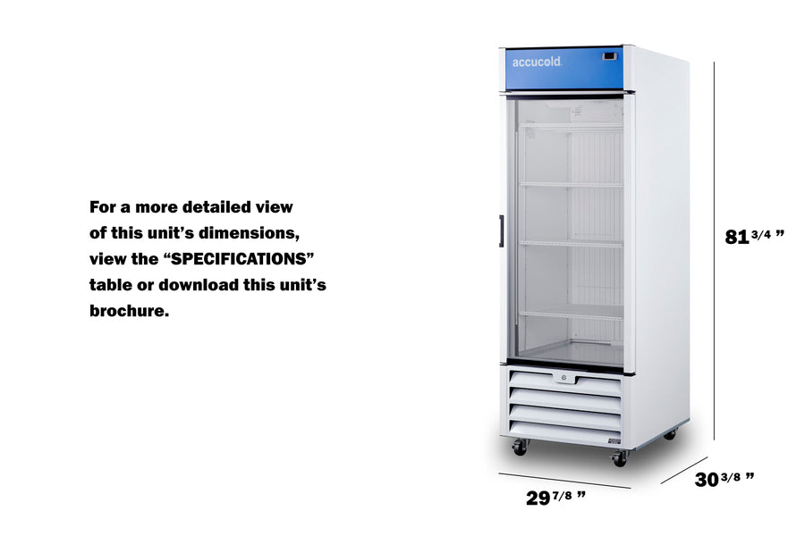 30" Wide Upright All-freezer - (SCFF262GRH)