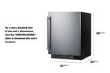 24" Wide Built-in All-freezer - (SCFF53BCSS)