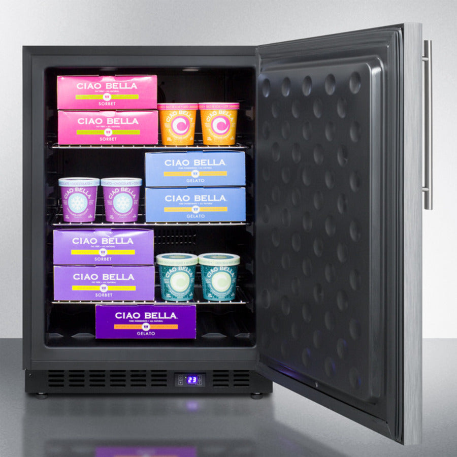 24" Wide Built-in All-freezer - (SCFF53BXSSHV)