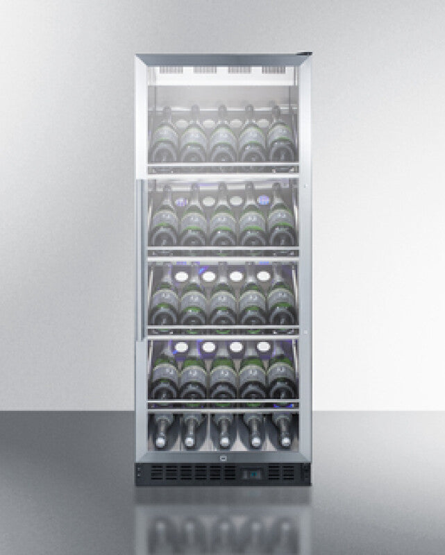 24" Wide Single Zone Commercial Wine Cellar - (SCR1156CHCSS)
