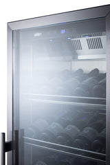 24" Wide Single Zone Commercial Wine Cellar - (SCR1401CHCSS)