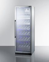 24" Wide Single Zone Commercial Wine Cellar - (SCR1401CHCSS)