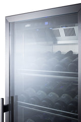 24" Wide Single Zone Commercial Wine Cellar - (SCR1401CHCSS)