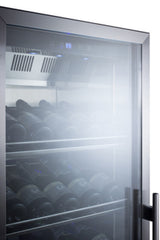 24" Wide Single Zone Commercial Wine Cellar - (SCR1401LHCH)