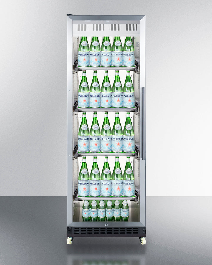 24" Wide Mini Reach-in Beverage Center With Dolly - (SCR1401LHRI)