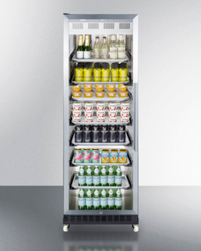 24" Wide Mini Reach-in Beverage Center With Dolly - (SCR1401LHRI)