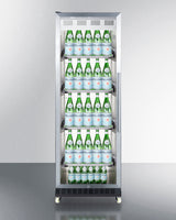 24" Wide Mini Reach-in Beverage Center With Dolly - (SCR1401LHRICSS)