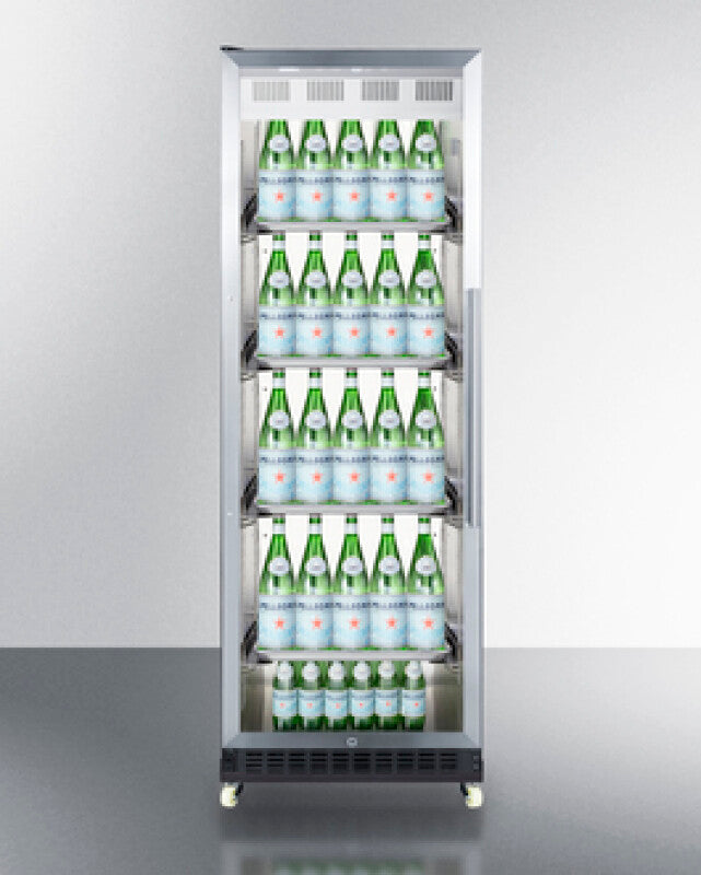 24" Wide Mini Reach-in Beverage Center With Dolly - (SCR1401LHRICSS)