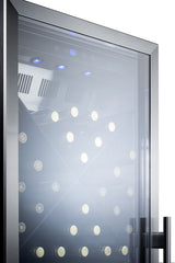 24" Wide Single Zone Commercial Wine Cellar - (SCR1401LHX)